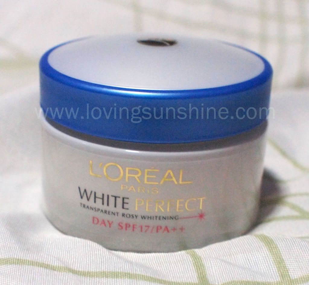 L'oreal White Perfect Whitening Day Cream and Transparent Rosy